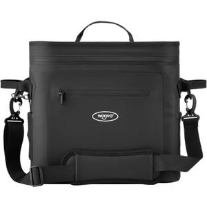WOOVO Soft Cooler Bag, 100% Leak-Proof Insulated Cooler Bag, Portable Ice Chest with Waterproof Zipper