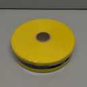 Woven Barricade Safety Tape - 2 in x 200 ft - Striped Webbed Polypropylene UV Resistant (Yellow)