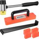 43-Piece Laminate Flooring Tools, LVP installation kit, Vinyl Flooring Tools, Tapping Block with Handle, Spacers, Double-Faced Mallet and Pull Bar (43-PIECE)