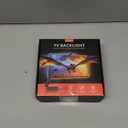 FFJ TV LED Backlight with Sensor, 14.7ft Cuttable RGB Lights That Change with TV for 55-65 Inch Screen and PC Monitor, Smart App Control, Game & Music Sync Color Changing Light