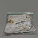 White 24 Pcs Velvet Bows Christmas Tree Ornaments Valentines Day Bows Decoration for Garland Home Coquette Wedding Decor (5 x 7 Inch,Width of 3/8")