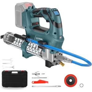 Cordless Grease Gun for Makita 18V Battery (No Battery), Brushless Electric Grease Gun with LED Display, 12000 PSI, 6oz/min, 39.7'' Hose, LED Light, for Machinery Maintenance