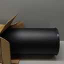 Reallnaive 30L/8GAL Matte Black Lidded Trash Can with 100 Garbage Bags Metallic Black Kitchen Garbage Bin with Lid Commercial Compact Waste Basket for Shopping Centers, Elevator Doors, Hotels