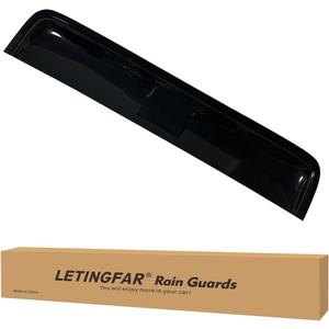 37.8" 980mm Sunroof Wind Deflector, Tape-on Sunroof Rain Guards, Universal Fit Tinted Moonroof Vent Visor Car Accessories
