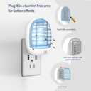 2 Packs Indoor Bug Zappers, Fly Traps for Indoors, Insect Traps for Home Mosquito Killer (0414)