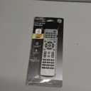 GE 4-Device Universal Remote Control, Designer Series, Brushed Nickel/Silver, 33709