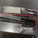 HAMRVL Black LED Recessed Lighting Kit - 6 PCS 16-Inch 3000k Dimmable Warm White LED Lights with Touch Switch, Wall Panel Light for Wood Slat Wall Panels, Headboards, Stairs, Under Cabinet, Home Decor