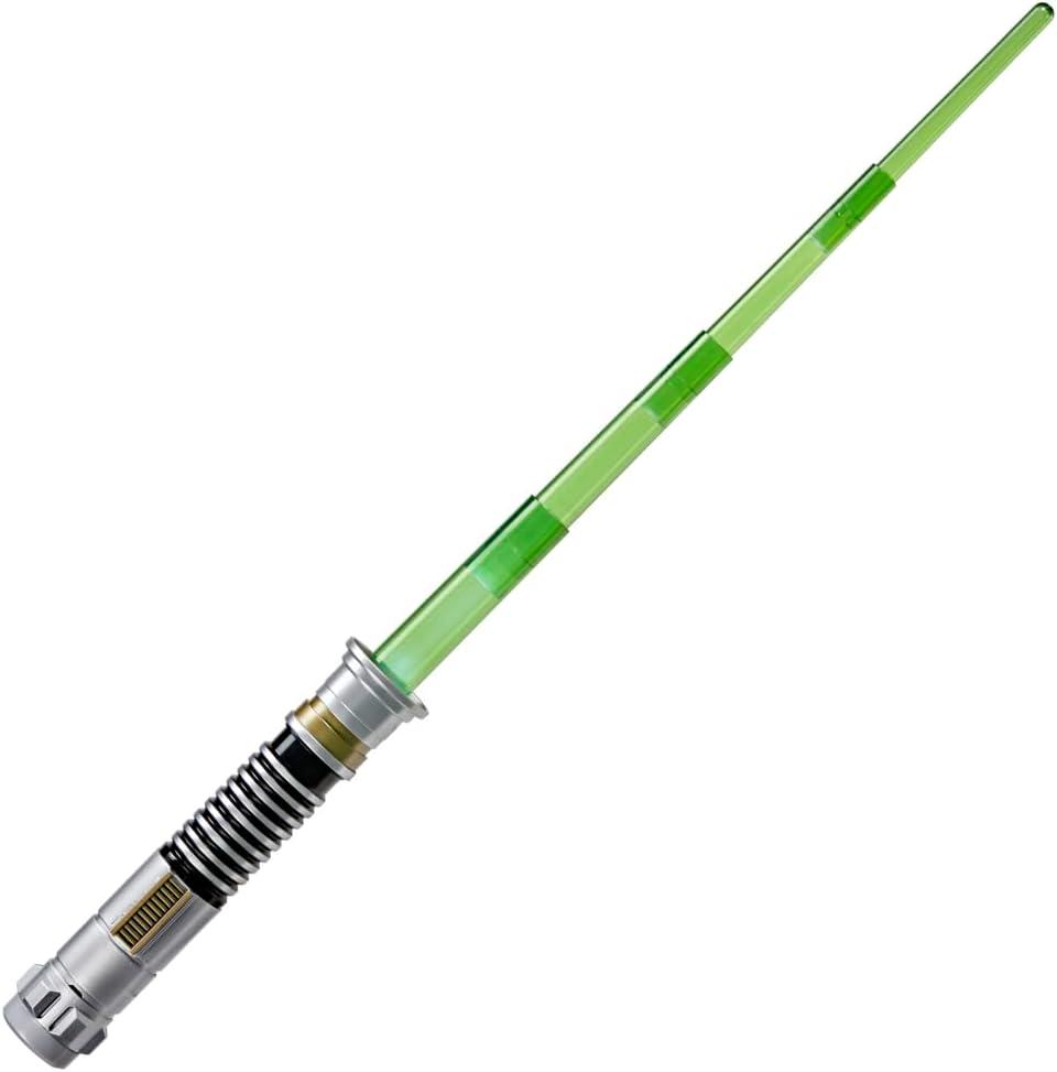 STAR WARS Luke Skywalker Electronic Lightsaber, Use with a Costume, Green Lightsaber Toys for Boys & Girls Ages 4+