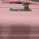 Kono Medium Checked Luggage 24 Inch Expandable With Spinner Wheels, TSA Lock, ABS+PC Lightweight Travel Suitcase Larger And Lighter Capacity, Pink