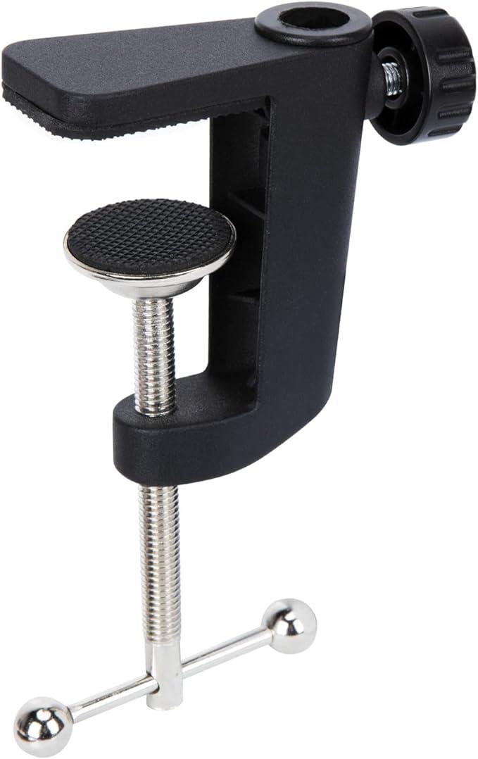 Metal Desk Clamp For Microphone Suspension Boom Scissor Arm Stand Holder with Adjustable Screw by SUNMON