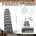 Roowest 6 ft Leaning Tower of Pisa Cardboard Cutout Stand up Italy Theme Party Decorations Life Size Photo Props Italy Historic Landmark Tower Backdrops for Italian Travel Themed Party Supplies