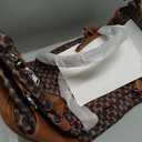 Weekender Bag for Women, Travel Duffel Bag Carry On Overnight Bag with Shoe Compartment Large Nylon Travel Weekend Tote Bag (9b-dark Brown)