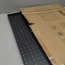 Peg Board, 2 Pack Metal Pegboard Panels Black Pegboards Wall Organizer with Frame Large Heavy Duty Peg Board with Hooks for Walls Home,Garage Tool Storage,Office Organization,Kitchen 2416