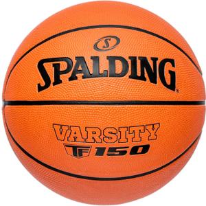Spalding Outdoor Rubber Basketballs | Performance Rubber Cover Designed for Outdoor Play | Multiple Sizes & Colors (Size 7, 29.5", Varsity TF 150 - Orange)