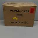 Hourleey Halloween Outdoor Standing Clown Decorations, Life Size Animatronic Scary The Talking Clown with Flashing Red Eyes, Indoor Outdoor Halloween Decoration