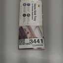 MAGKOTA 2 PCS Water Absorbing Stone Tray for Sink, Quick Drying Diatomite Bathroom Tray Countertop, Stone Drying Mat for Kitchen Counter Faucet, Soap Dish Dispenser Vanity Organizer, White-A-8.3" x 4"