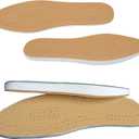 Supination Insoles,O/XO Leg Orthopedic Corrective Brown Insoles,for Foot Alignment,Metatarsalgia,Bow Legs,Posture Improve,for Men and Women(Color: Supination,Size: 43/44)
