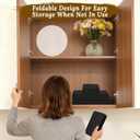 8Pack Buffet Risers Display Stands Foldable Food Risers for Buffet Table Tall Cake Cupcake Stands Cardboard Cylinder Stand Dessert Table Display Set for Catering Jewelry Wedding Party Decor (Black)