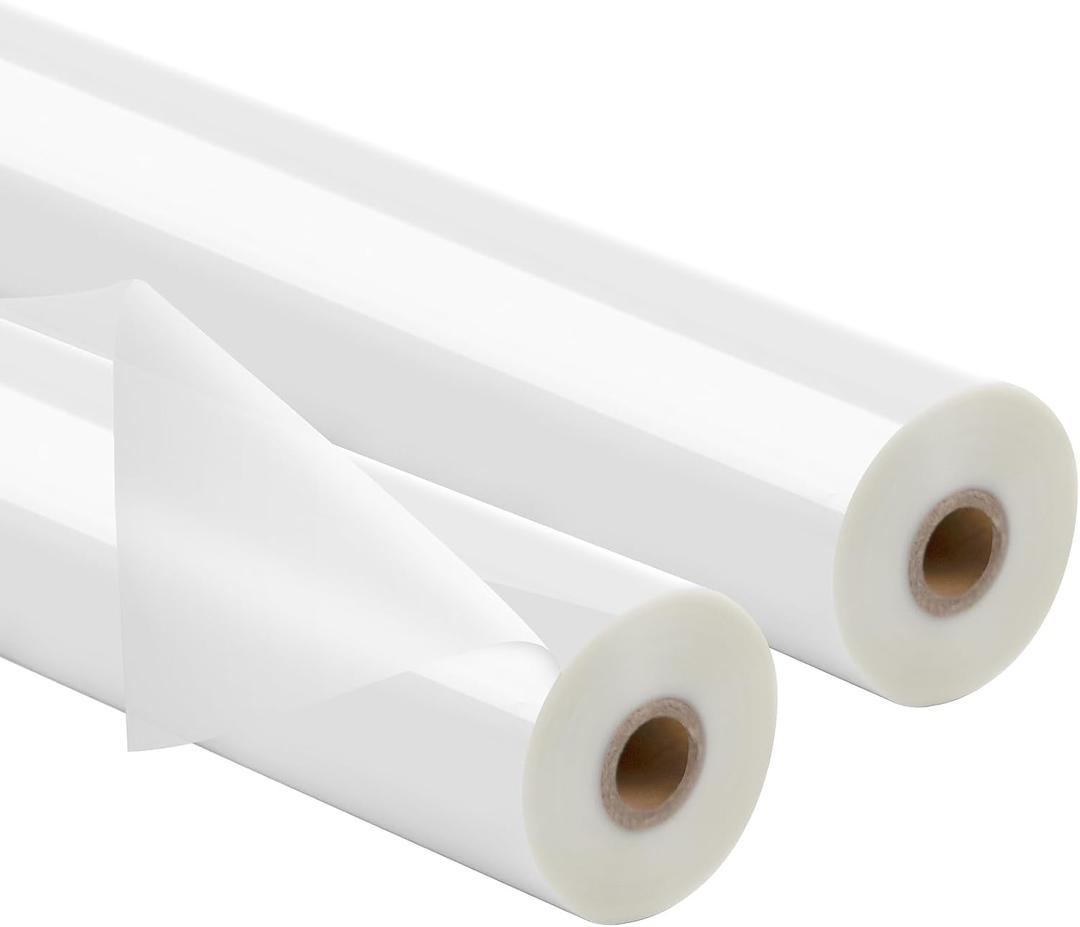 3 Mil Thermal Laminating Film Roll, 25" x 250' 2 Pack for Laminator
Clear Gloss Laminate Roll with Sturdy 1-inch Core, Ideal for Classroom, Office, Restaurant and Craft Document Lamination