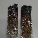 ToyoTress Tiana Passion Twist Hair - 12 Inch 2 Pcs Pre-twisted Crochet Braids Ombre Brown Blonde, Pre-looped Synthetic Braiding Hair Extensions (12 Inch, OT30/27-2P)