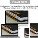 Linen Cover Scrapbook Album, 10 x 10 Inches, Photo Album Features A Hardcover Design with White Inner Pages, Perfect for Travel, Weddings, And Mother's Day (40 Sheets/80 Pages) Black