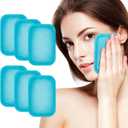 Reusable Small Ice Packs - Hot & Cold Mini Gel Cold Packs for Injuries, Sinus Relief, Tired Eyes, Headaches, First Aid, Pain Relief, Wisdom Teeth, Face - 6 Packs