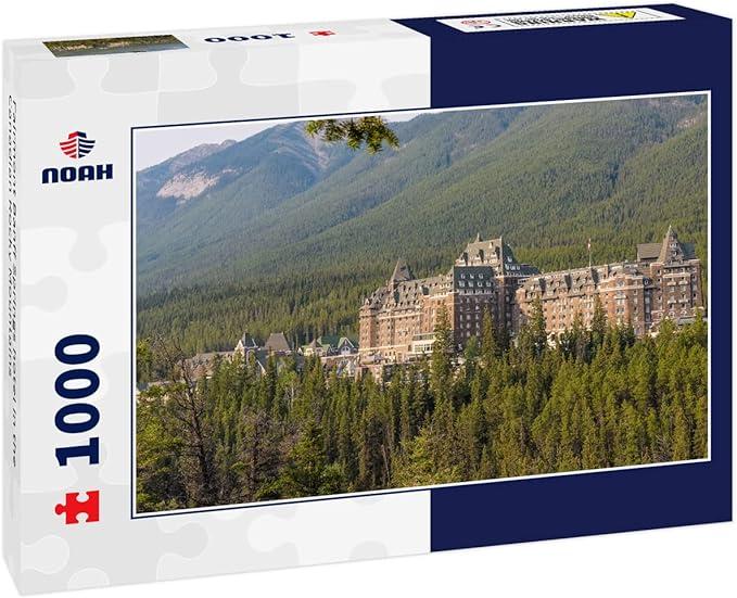 Noah Jigsaw Puzzle Fairmont Banff Springs Hotel in The Canadian Rocky Mountains 1000 Pieces