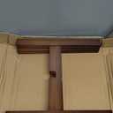 Rnined Adjustable Plant Stand Indoor, Bamboo Mid Century Modern Plants Stands, Stable Plant Holder, Fit 8 9 10 11 12 inch Pots (Pot & Plant Not Included)