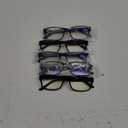 Gaoye Professional Reading Glasses for All Day - Computer Readers with Blue Light Protection - Value Pack (B1-5 Pack Light Black)