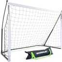 QUICKPLAY Kickster Soccer Goal Range Ultra Portable | Quick and Easy Set Up | Includes Net and Carry Bag | Backyard Soccer Net for Kids & Adults [Single Goal], Size: 6 x 4'