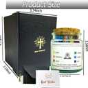 Bible Verse Jar, 90 Color Coded Prayer Scripture Cards for Emotions and Feelings, Christian Gifts for Women, Mothers Day Gift, Her Graduation Gifts, Prayer Bible Verse Comes (2pcs)