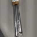 Pack of 2 Wire Shelving Garment Hanger Bar Wire Shelving Accessories Industrial Closet Clothes Rods for Home Retail Store(Silver,48 Inch)