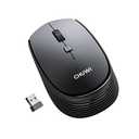 CHUWI Wireless Mouse, 2.4GHz USB Computer Mouse, 1600 DPI Optical Sensor, 3-Level DPI Adjustable, Long Battery Life, Compatible with PC, Mac, Laptop, Black