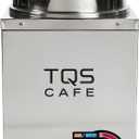 Nacho Cheese Dispenser & Hot Fudge Dispenser, 2.6 Qt Commercial Stainless Steel Sauce Warmer with Pump and Adjustable Temperature Control for Concession Stands Cafes Restaurants 110V - TQS Cafe