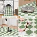 5x8 Checkered Washable Area Rug, Non-Slip Farmhouse Diamond Carpet for Living Room, Neutral Rug for Bedroom, Boys Room,Dining Room or Office