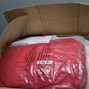 4FT Bean Bag Chair Bean Bag Chairs for Adults Giant Bean Chairs with Velvet Cover, Memory Foam BeanBag Chair Fluffy BeanBag Chairs for Living Room, Bedroom - Red (4FT - 44" x 44" x 24")