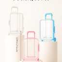 30 Pcs Mini Suitcase Party Favor Box - 2.99"2"1.37" Creative Mini Suitcase for Wedding Party Favors, Birthday Gift Supplies, Jewelry Storage, Decorative Treat Boxes (Pink+Blue+White)