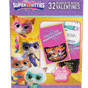 Valentines Day Exchange Cards Box of 32 Disney Jr. Super Kitties Scratch Reveal