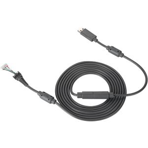 360 Controller USB 4Pin Gamepad Cable Replacement with Breakaway Adapter, Replacement Cable Replacement Wire 8.2FT Gamepad (Grey)