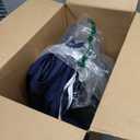 14 Piece Outdoor Patio Cushion Cover Replacement, Waterproof Patio Cushion Covers, Outdoor Furniture Cushion Covers Set for 6 Seat Wicker Rattan Sofa (Navy Blue), 25.6 Inches X 25.6 Inches X 4 Inches