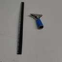 18-Inch Heavy-Duty Window Squeegee with Rubber Blade, Ideal 15 Degree Angle. Color Blue