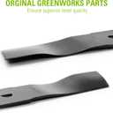 Greenworks Replacement Lawn Mower Blade (Fits : 16' Mower / 25322 / 25242)