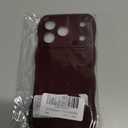 FABSPARK Phone Case for iPhone 17 Pro Max Case,Simple Wave Design Wavy Frame Soft Silicone Aesthetic for iPhone 17 Pro Max,Wine Red