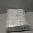 Juvale 12 Pairs Disposable Slippers for Guests, Bulk Pack for Hotel, Spa, Shoeless Home, (US Men Size 11, Women 12) (Grey)