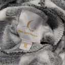 Istylish Womens Pajamas Fleece Set Jogger Sets Pajamas For Women Sets Soft 2 Piece With Hoodie(Shimmer Dark Grey Stars XL)