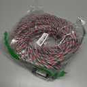 65.6FT Christmas Candy Cane Rope Lights, 8 Lighting Modes Christmas Outdoor Rope Lights with Plug 400 LED Waterproof Tube Striped Lights for Holiday Xmas Yard Party Holiday XmasRed White Green