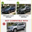 for Volkswagen Tiguan Roof Rack Cross Bars 2018-2026 & VW Taos 2022-2026, Lockable 300 lbs Aluminum Roof Rails Crossbars Rooftop Cargo Bar, Not for Tiguan Limited