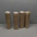 LITOPAK 100 Pack 16 oz Kraft Paper Coffee Cups for Water, Juice, and Tea, Disposable Hot Coffee Cups for Home, Restaurant, Store, and Cafe