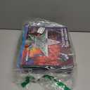 DG-Direct Christmas Tree Topper Lighted Star [Silver],3D Hollow Sparkling Star Christmas Tree Topper with Rotating Magic Cool White Snowflake Projector for Christmas Tree Ornament (Silver)