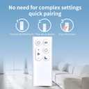 Replacement Remote Control for Dyson Cool CF1 Desk Fan(White/Silver) Purifier